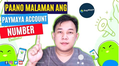 paymaya account number